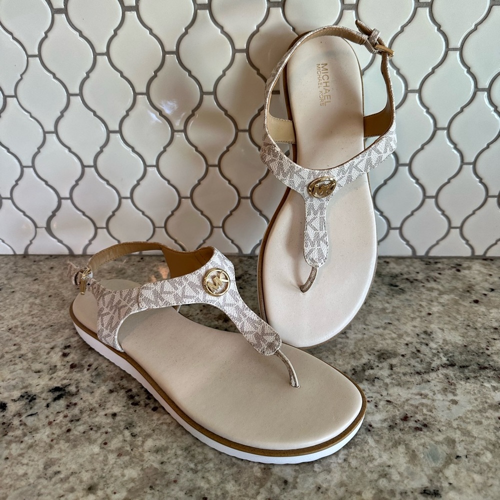 Michael Kors logo sandals